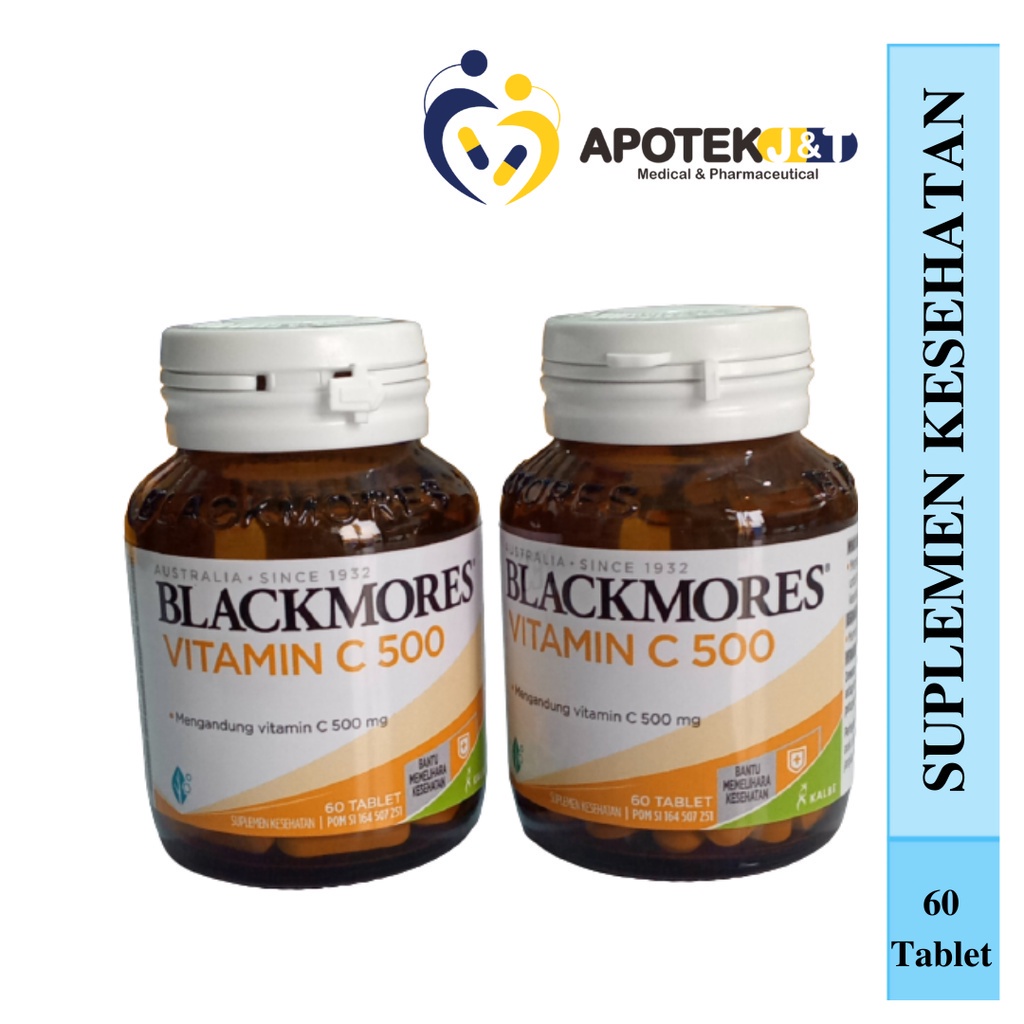 Blackmores Vitamin C 500mg 60's/Daya Tahan Tubuh/Suplemen