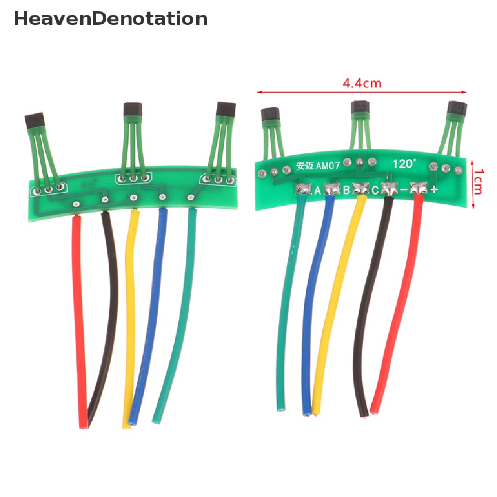 [HeavenDenotation] 1pc Sensor Aula Motor Brushless Daya Tinggi Dengan Plat Dan Kawat3144 413 41F 43F Komponen PCB Hall Motor Listrik Roda Dua Kendaraan Elektrik Brushless Motor H