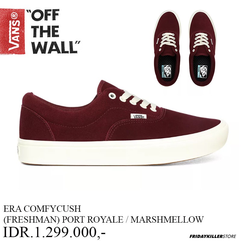 SEPATU VANS OFF THE WALL | ERA COMFYCUSH FRESHMAN PORT ROYALE