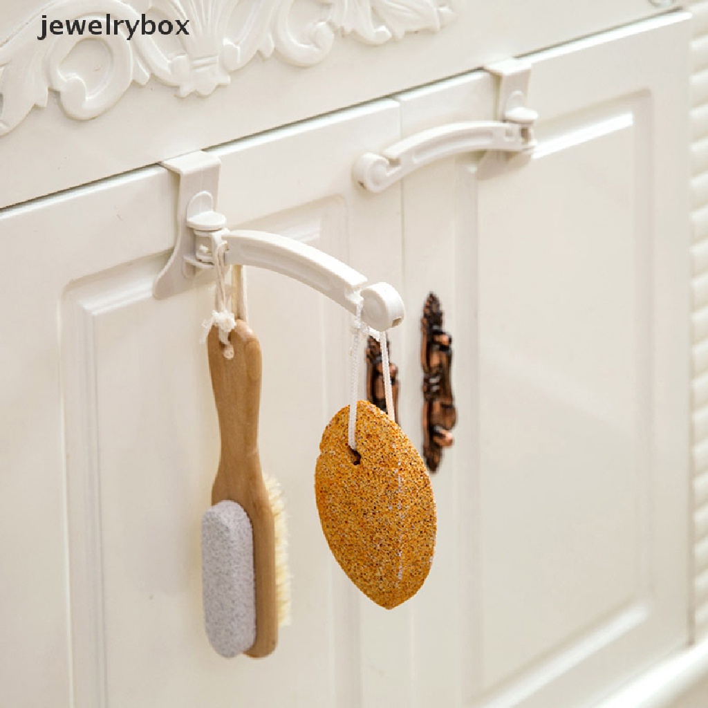 [jewelrybox] 2pcs Rak Gantungan Sampah Plastik Lemari Dapur Kantong Sampah Hook Hanging Holder Butik