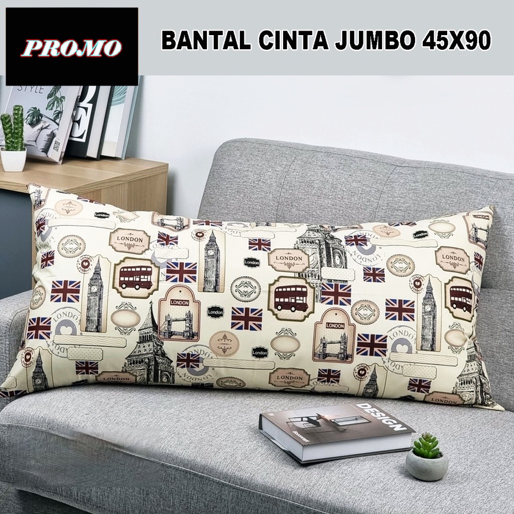 ✅COD BANTAL CINTA JUMBO 45X90 CUSHION PILLOW DAKRON PERLENGKAPAN HOME DECOR DEKOR DEKORASI KAMAR RUMAH