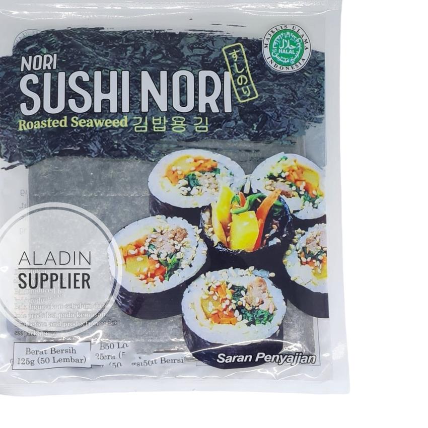 

♠ Sushi Nori Halal isi 50 lembar ➴