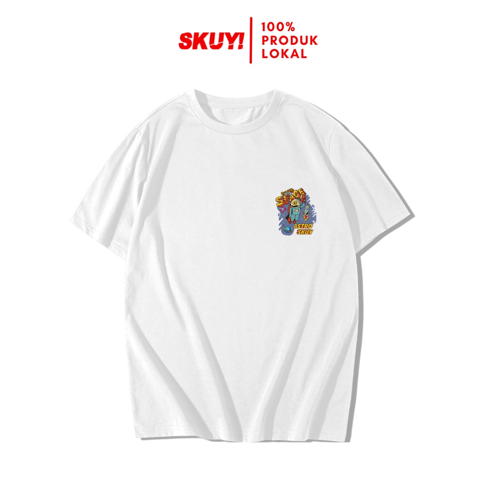 Kaos Skuy Dewasa Putih Unisex | Astro Skuy SKY149