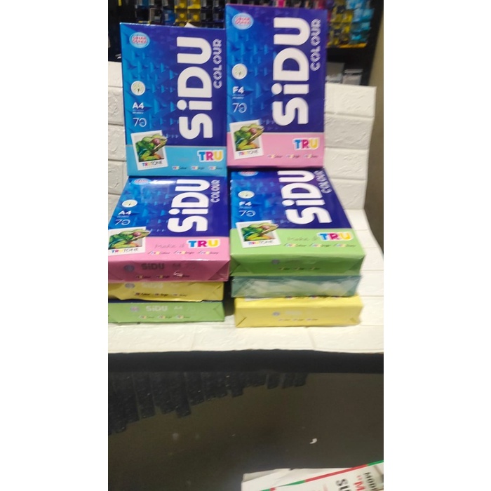 

Kertas HVS Warna F4 70 Gsm SIDU