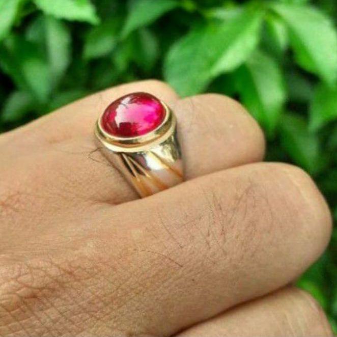 ❊ CINCIN BATU AKIK MERAH DELIMA BANGKOK ASLI ✹