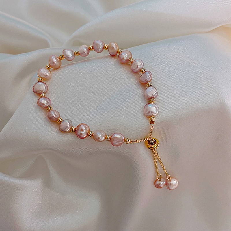 Fashion Sederhana Mutiara Gelang Ins Temperamen Manis Liontin Gelang Perhiasan Aksesoris Hadiah