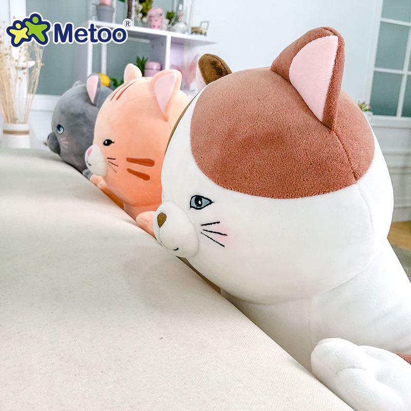 Metoo kucing Boneka Bantal Boneka Hewan Kucing 35cm Posisi Berdiri Cat Doll Kreatif Boneka Mainan Kartun