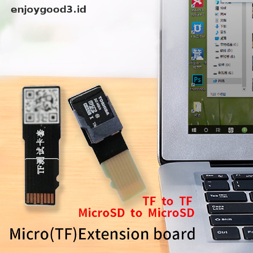 【 Rready Stock 】 Micro SD TF Memory Card Male to Female Extension Adapter Extender Test Tools PCBA Connector For Mobile Phone Computer MP3 MP4 GPS （ ID ）