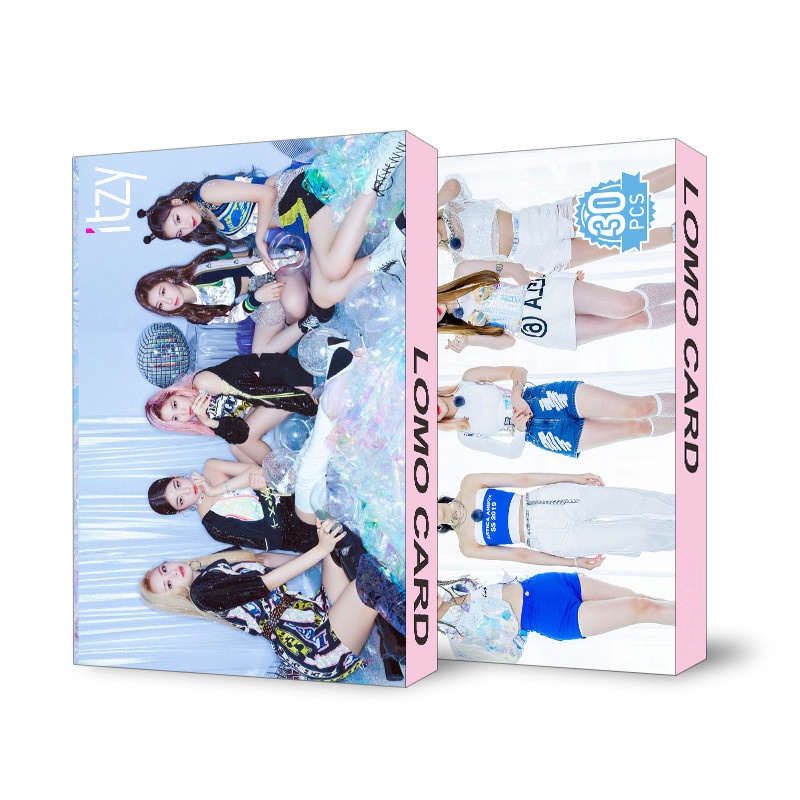 30pcs/box TWICE WANNAONE ITZY Album Foto Photocards Halloween Kartu Lomo Ceria DALLA Cantik Kpop Postcards