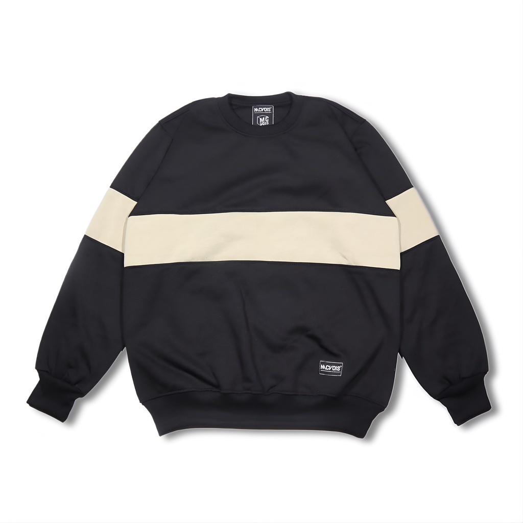 Mcvois Sweater Crewneck Kombinasi Premium Distro