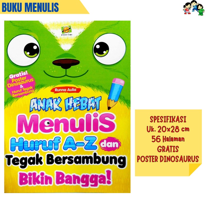 

Buku Anak-Buku Anak Hebat Menulis Huruf A-Z & Tegak Bersambung