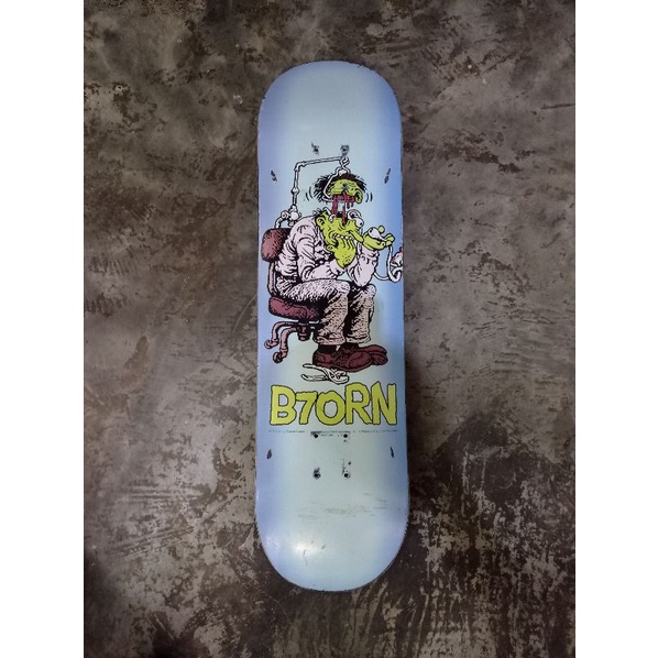 Skateboard deck bekas bjorn absent minded 8.5