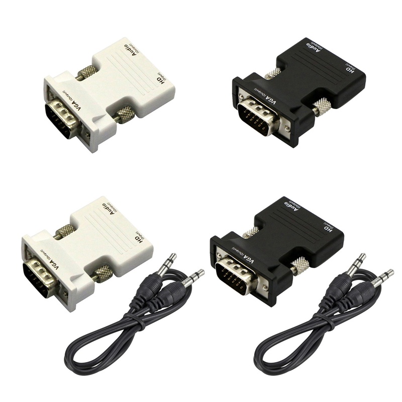 Btsg Female HDMI-com to Male VGA Adapter Untuk Komputer Laptop, Proyektor, TV/Monitor