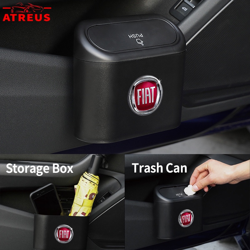 Fiat Tempat Sampah Mobil Gantung Tutup Flip Dustbin Tipe Pres Storage Box Organizer Aksesoris Mobil Untuk Uno Toro 500 Bravo Punto Palio Argo Stilo Strada Mobi