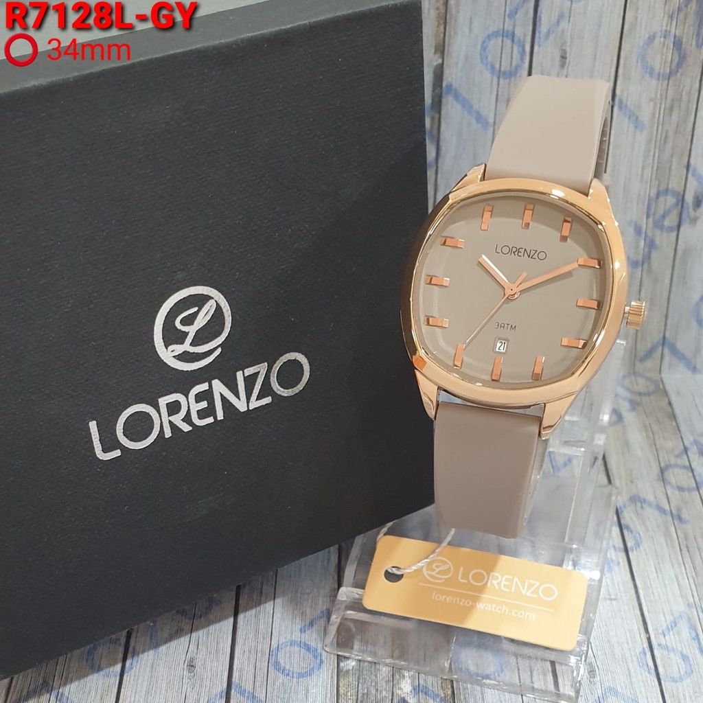 Jam Tangan Wanita Lorenzo 7128 Original Rubber