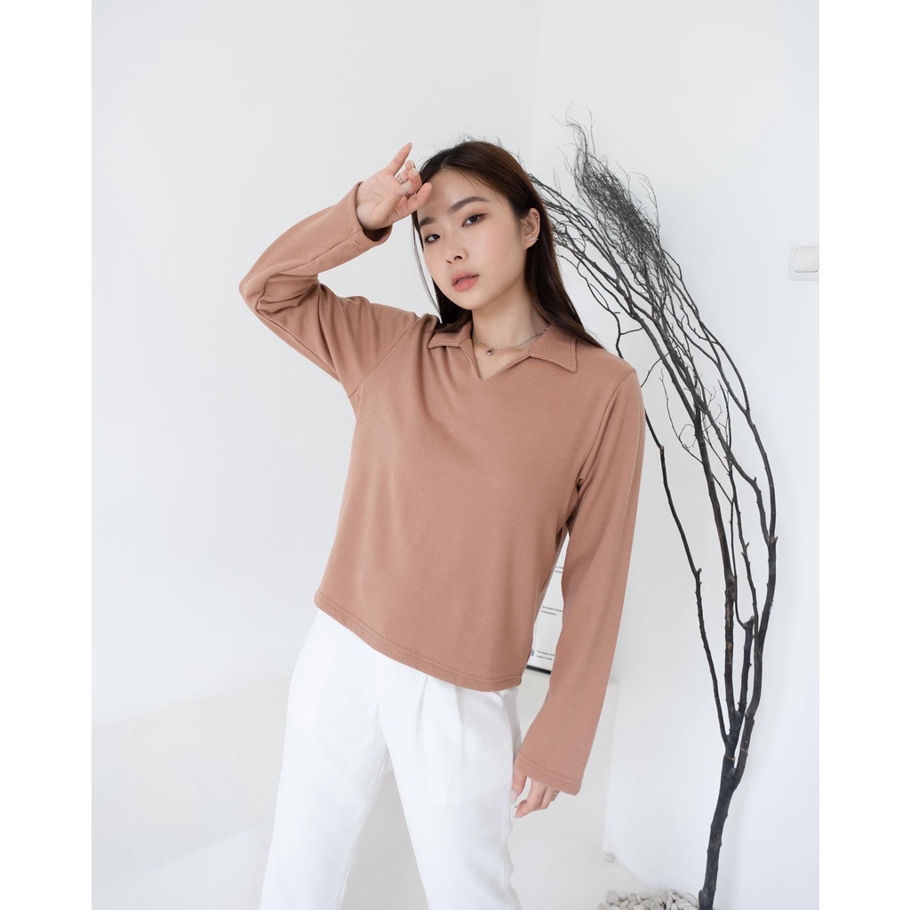 Beige Studio - Khloe Top / Blouse Lengan Panjang