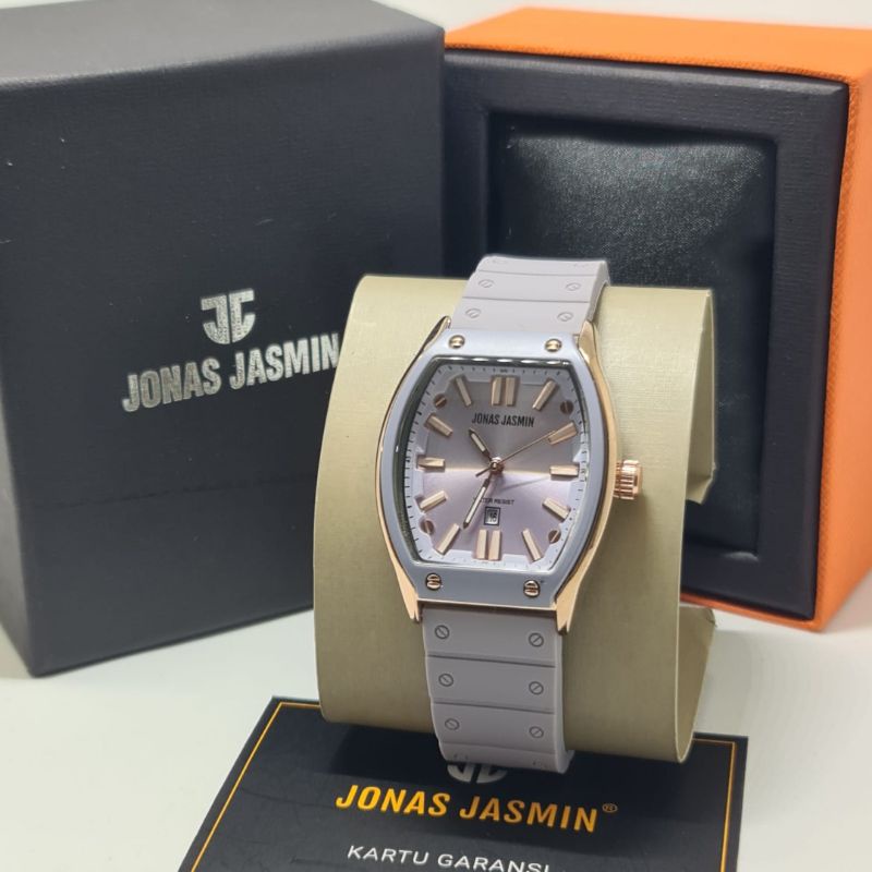 Jam Tangan Wanita Analog Jonas Jasmin 2207 Rubber Original