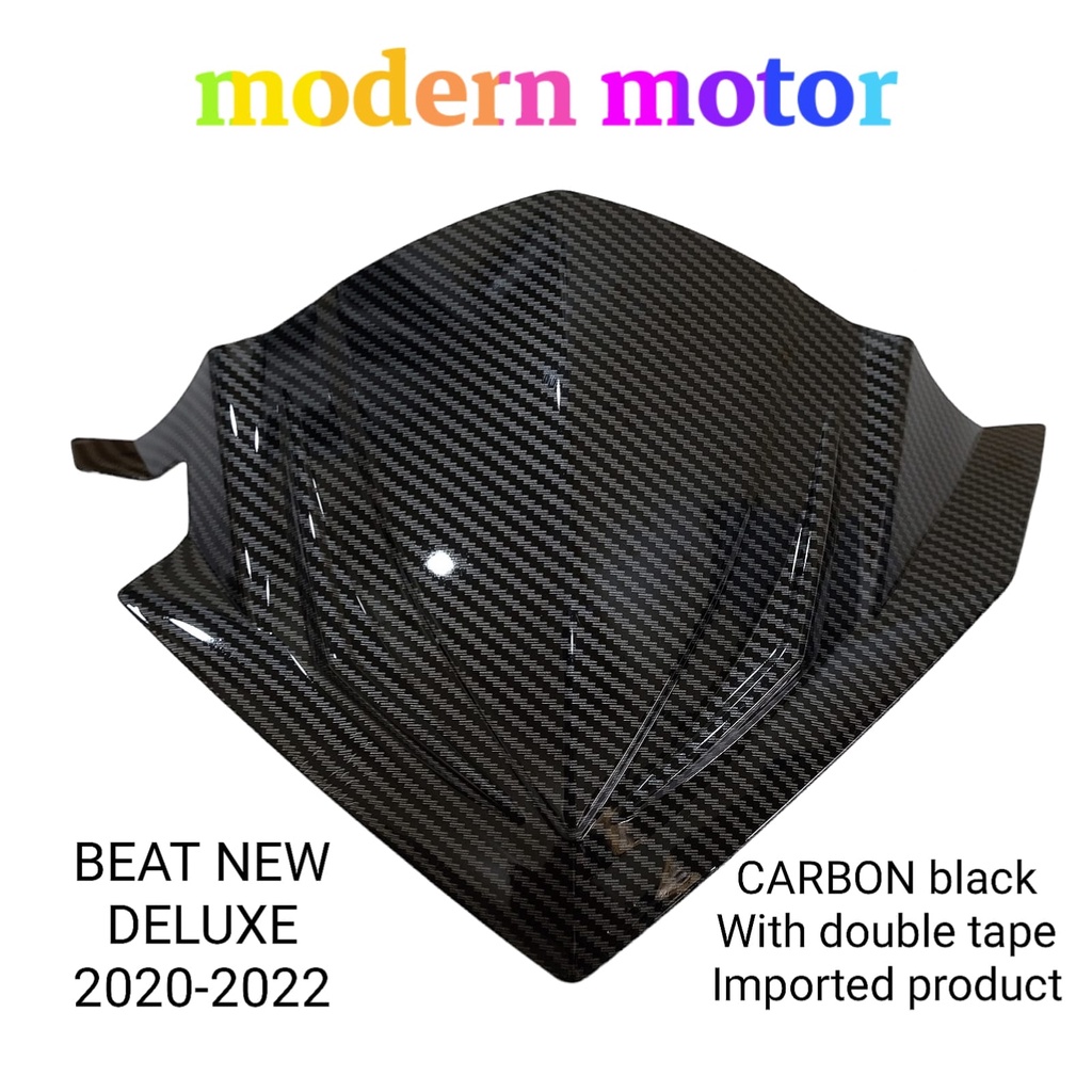 VISOR BEAT NEW DELUXE WINDSHIELD BEAT DELUXE CARBON IMPORT 2020-2022