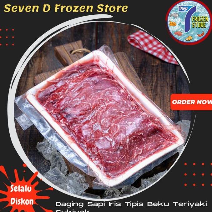 

TERBARU DAGING SAPI IRIS TIPIS BEKU TERIYAKI SUKIYAKI IMPORT 500 GR H65464UJ