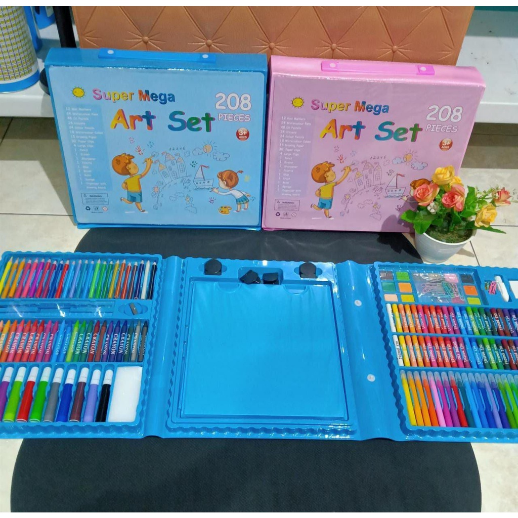 

SET CRAYON 150 / 208 PERLENGKAPAN MEWARNAI