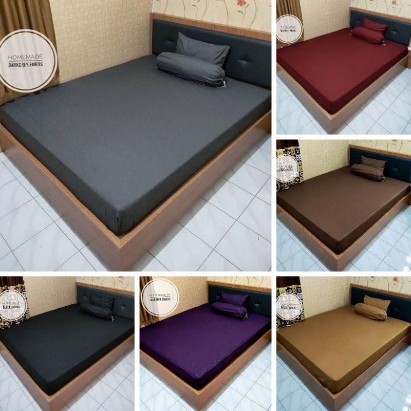 Sprei Homemade Polos Embos 120 160 180 - Seprei Polos Premium Free Sarban&amp;Sargul