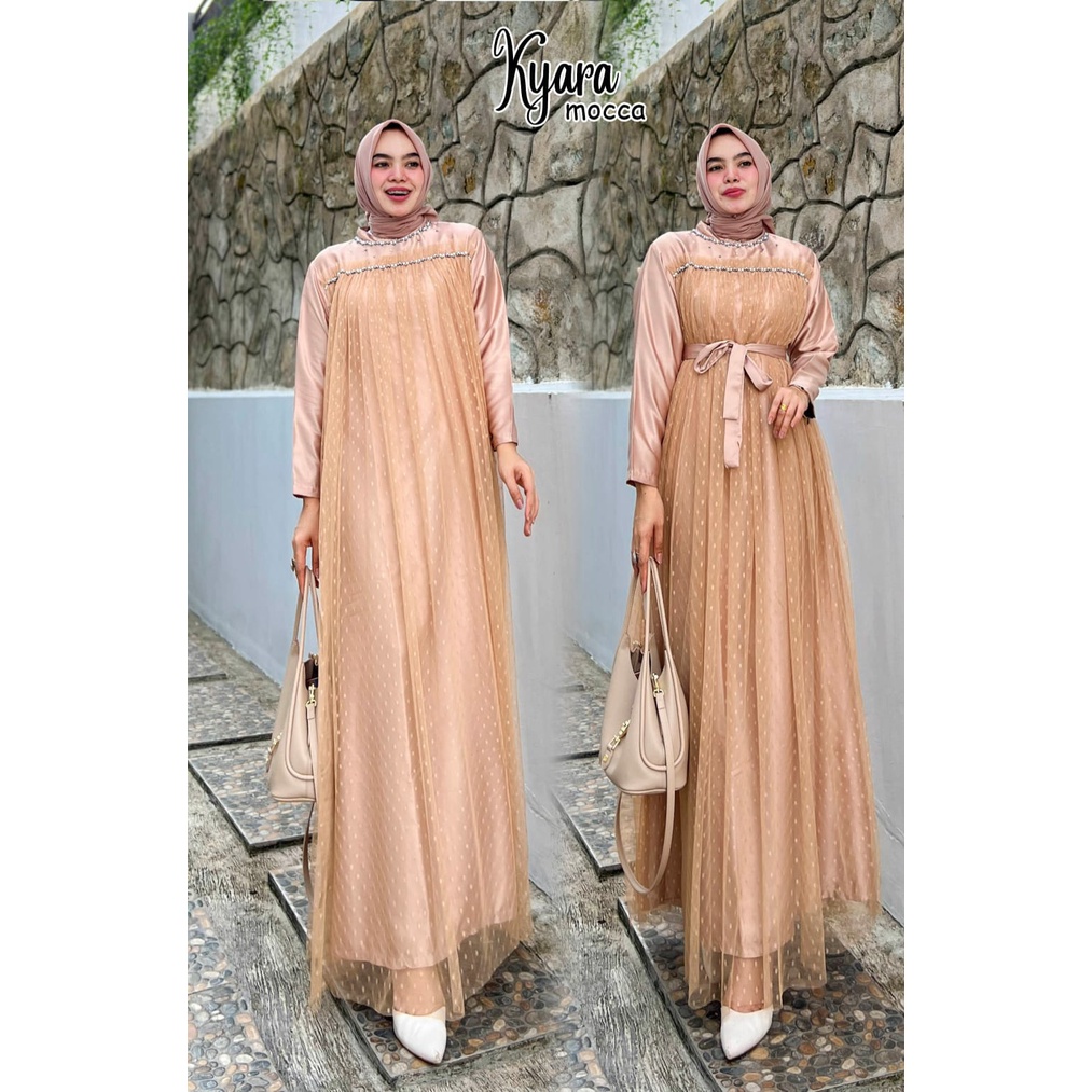 GAMIS PESTA KONDANGAN KYARA DRESS NIKAHAN BRIDESMAID