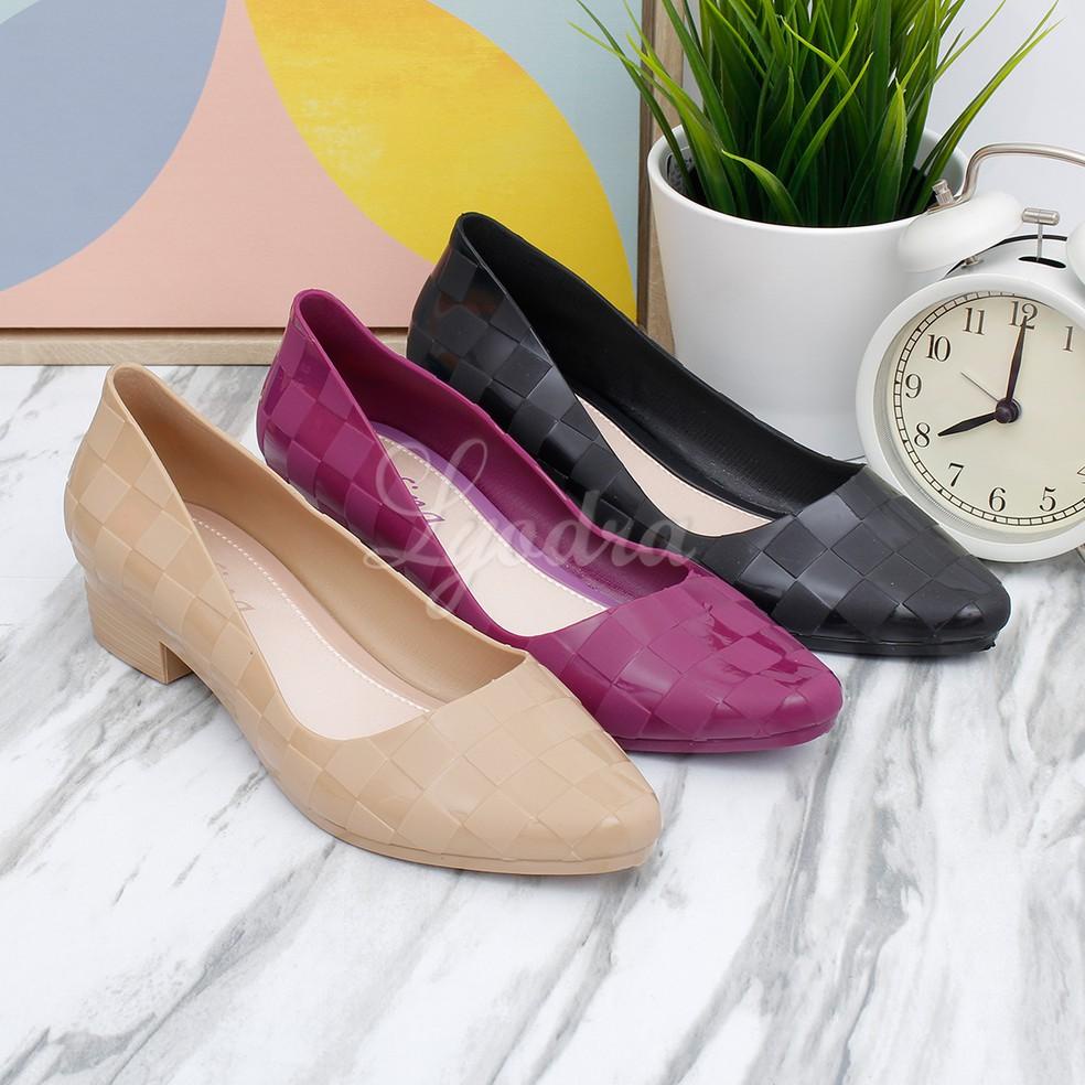 Termurah Yodra / Lyodra Fionan Wedges Jelly Shoes Import LDR303 Real Pict