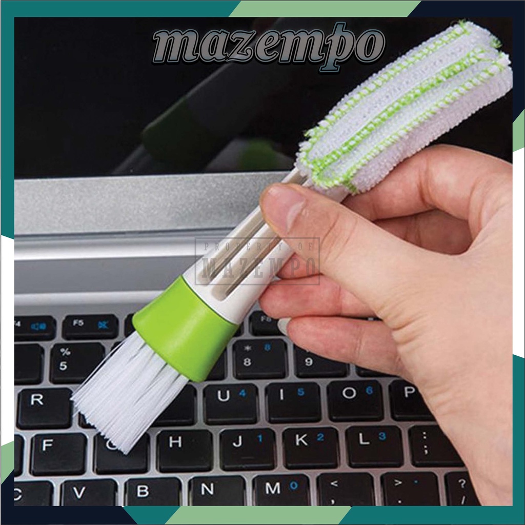 Sikat Pembersih Multifungsi Interior Kisi Celah Ruas AC Mobil / Jendela / Kuas Pembersih Keyboard Laptop Sela Ventilator