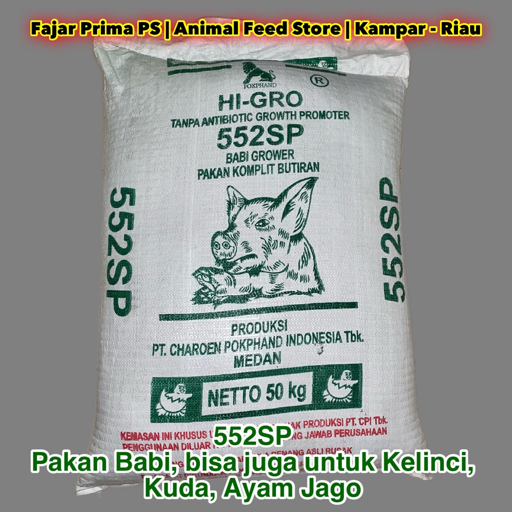 552SP Pakan Babi (Bisa untuk Kelinci, Kuda, Ayam Jago)