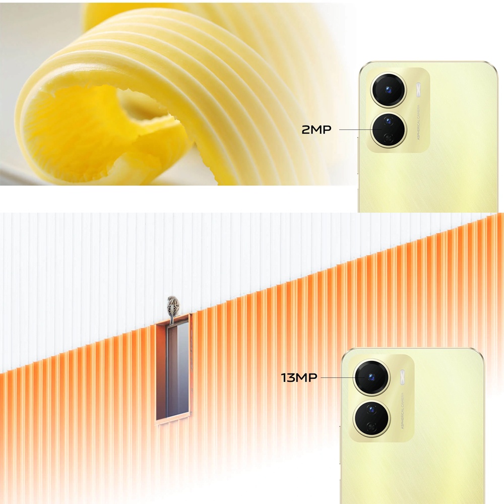 handphone vivo y16 ram6 128GB 6.51-inch hp smartphone 100% baru original