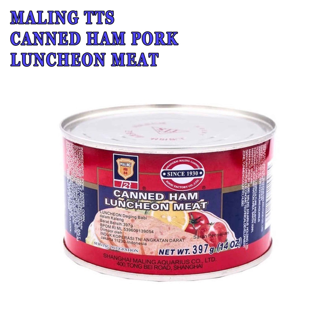 Canned Ham Luncheon Meat* Maling TTS* Daging Babi Kaleng* Non Halal