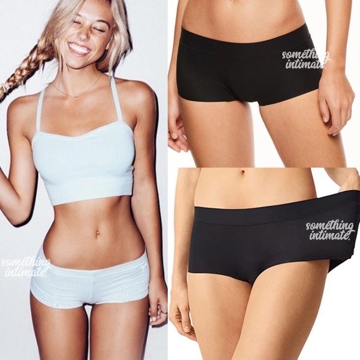 Terbaru -  LASENZA Comfort Soft Seamless Boyshort Panty Basic Heather Ultrasoft Modal Panties Underw