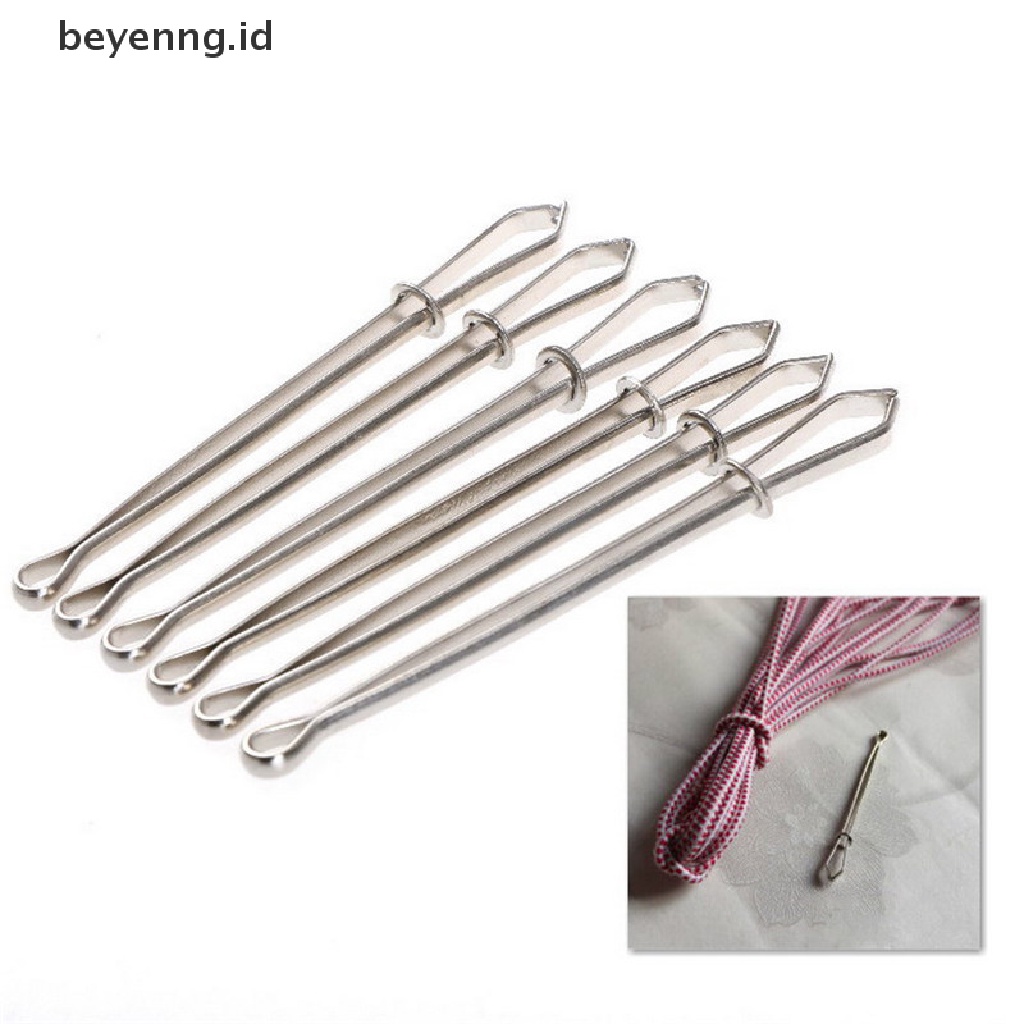 Beyen 6Pcs Elastic Band / rope Wearing Threading Guide Forward Device Tool Sewing ID