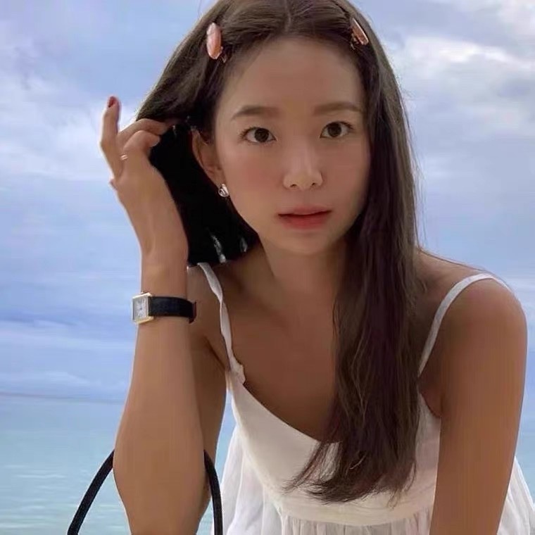 Liu Hai Jepit Rambut Klip retro amber Warna Klip net Merah Rambut Kartu Perempuan Klip Rambut Kecil