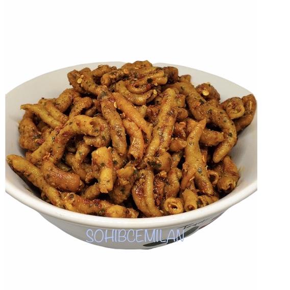 

✸ 1kg - USUS CRISPY PEDAS DAUN JERUK - USUS KRISPI - KERIPIK USUS ♞