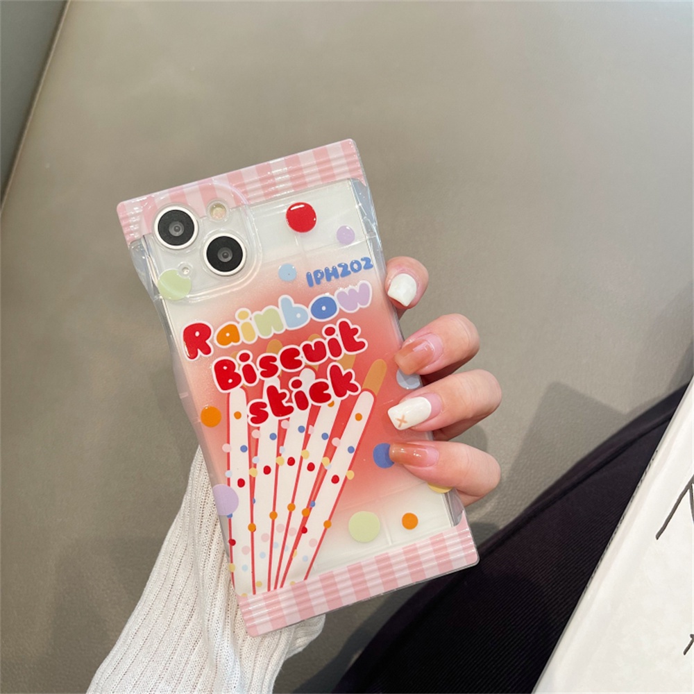 IPHONE Case Kompatibel Untuk Iphone14 14Pro 11 13 12 Pro MAX iPhone7 8plus 6s Plus XR 14Plus XS MAX Gummy bears Dan Pretz stick biscuit TPU Soft Phone Cover DGX