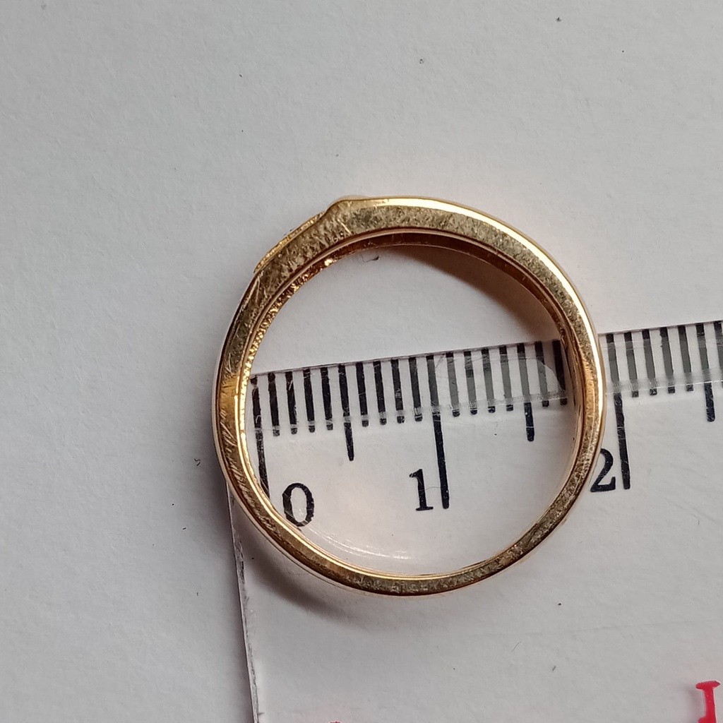 Cincin emas 17k - 4.2 gr kadar 750 - 4167