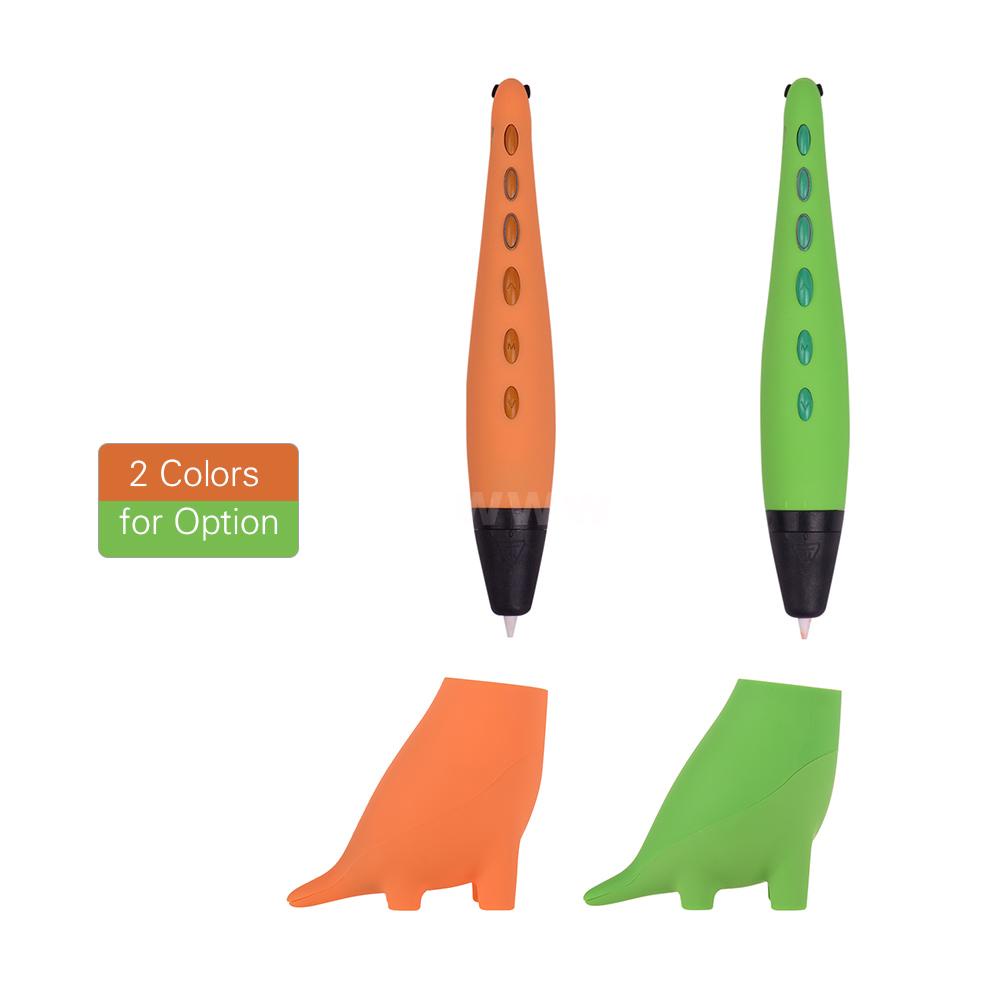 Pena 3D Murah Drawing Lukis Pen Printer 3D Mini Bentuk Dinosaurus Bahan ABS + Filamen PLA