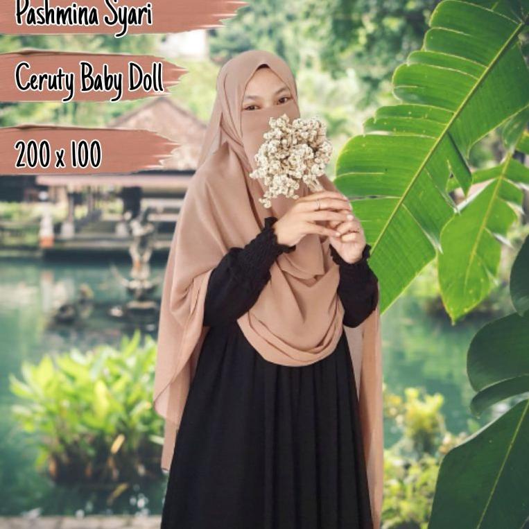 Murah PASHMINA SYARI / PASHMINA CERUTY BABY DOLL  / PASHMINA JUMBO / PASMINA SYARI / PASMINA JUMBO /