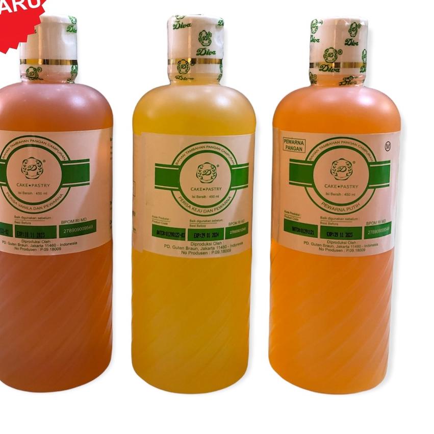 

➾ DIVA Softener Pelembut Kue dan Roti 450ml Aroma Netral Wysman Vanili ✶