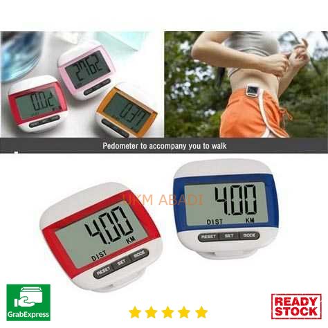 Alat Penghitung Langkah Olahraga Pedometer Digital Multifungsi PD135