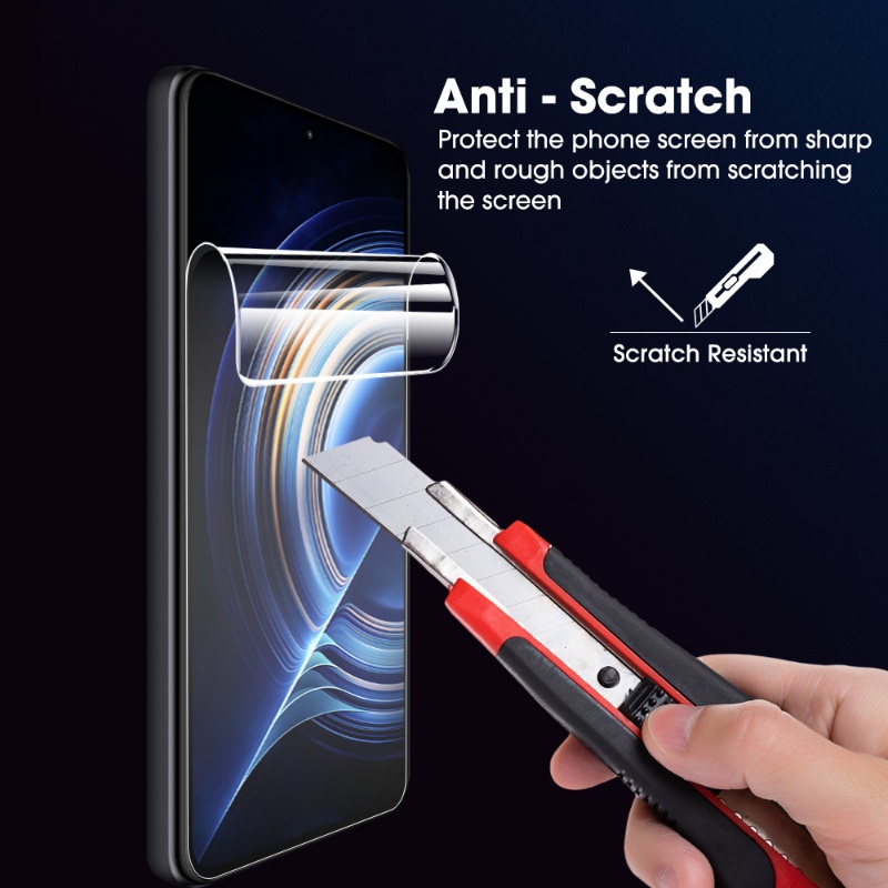 Anti-fingerprint Soft Film TPU Cell Phone Screen Film Sensitivitas Tinggi Ponsel Film Pelindung Anti-Pendam Film Kondensasi Untuk Redmi K60/K60Pro/K60E