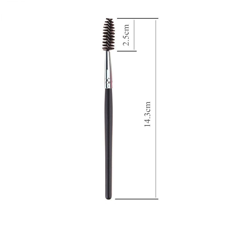 1pc Portable Dapat Ditekuk Spiral Eyelash Sikat Alis Batang Panjang Maskara Aplikator Brush Makeup Multifungsi Styling Alat Kecantikan