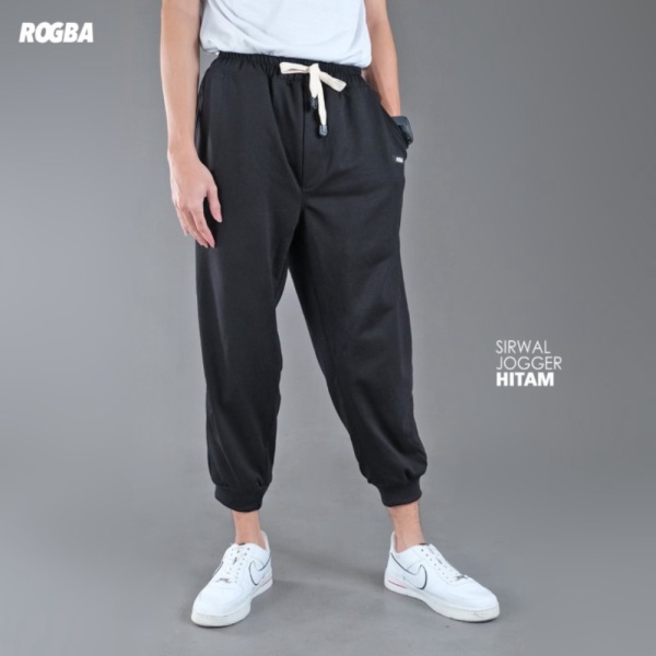 Jual SIRWAL JOGGER PRIA / CELANA SIRWAL TRAINING PRIA - Hitam M Berkualitas