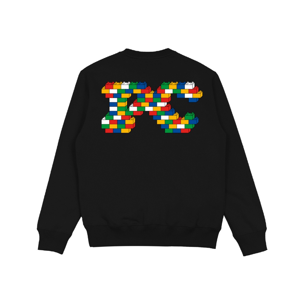 Public Culture - Block Sweater - Black