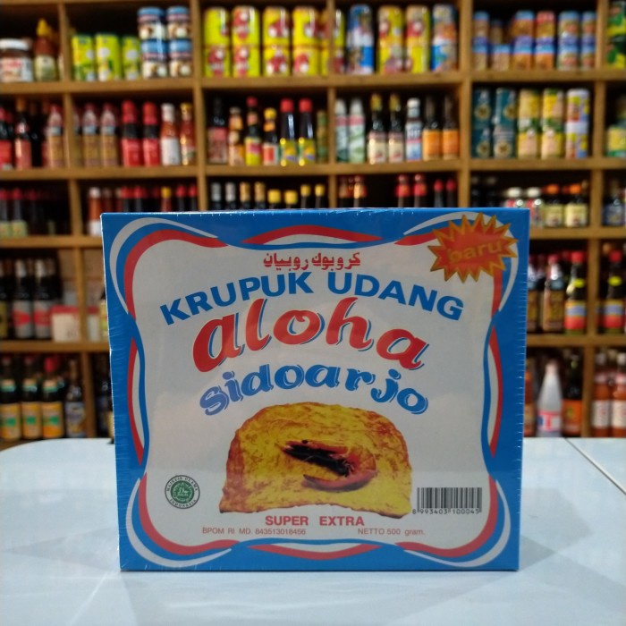 

[Bisa COD] Aloha Kerupuk Udang Biru SUPER EXTRA 500gr