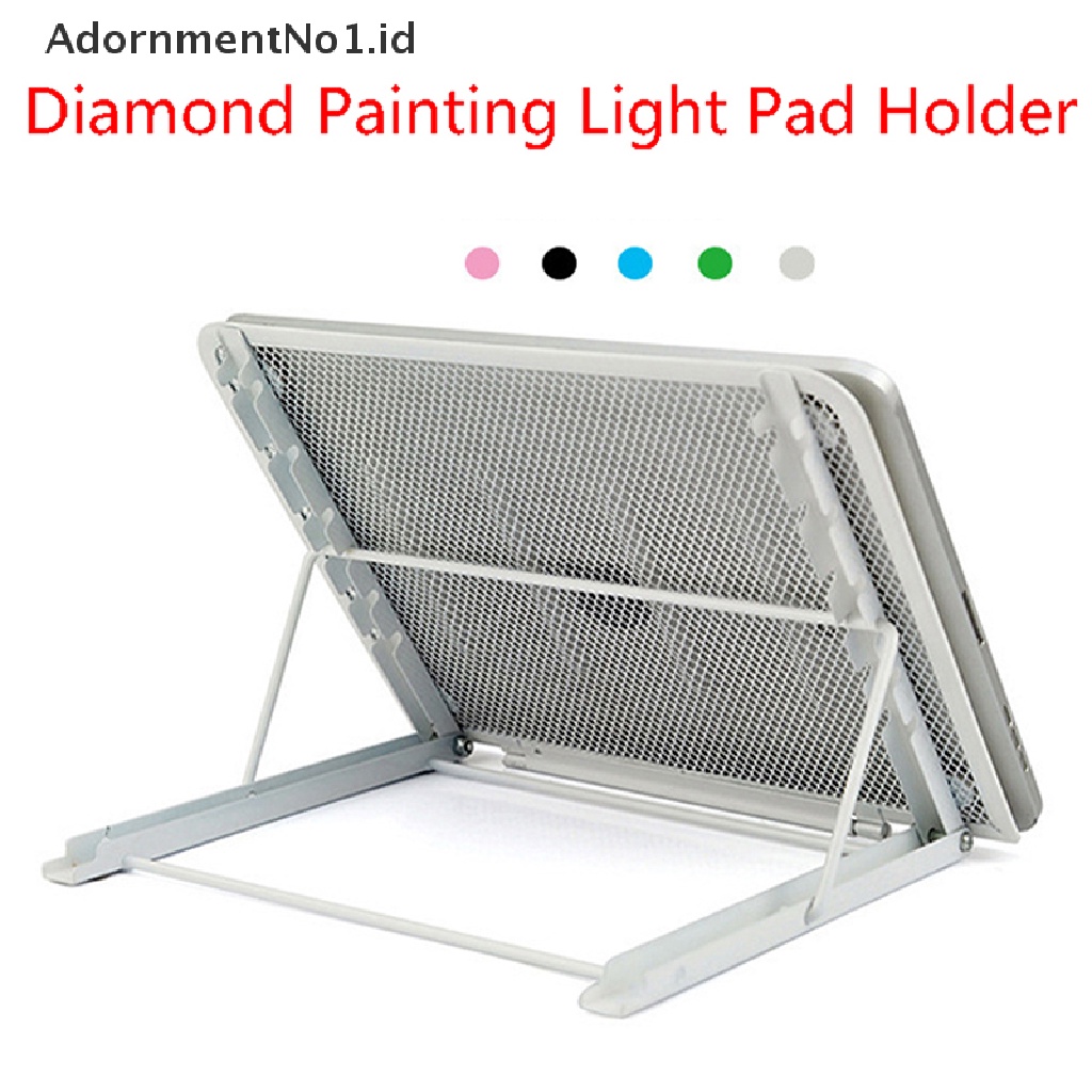 [AdornmentNo1] Stand Lipat Diamond Paing Light Pad Holder Tracing Papan Gambar Holder [ID]