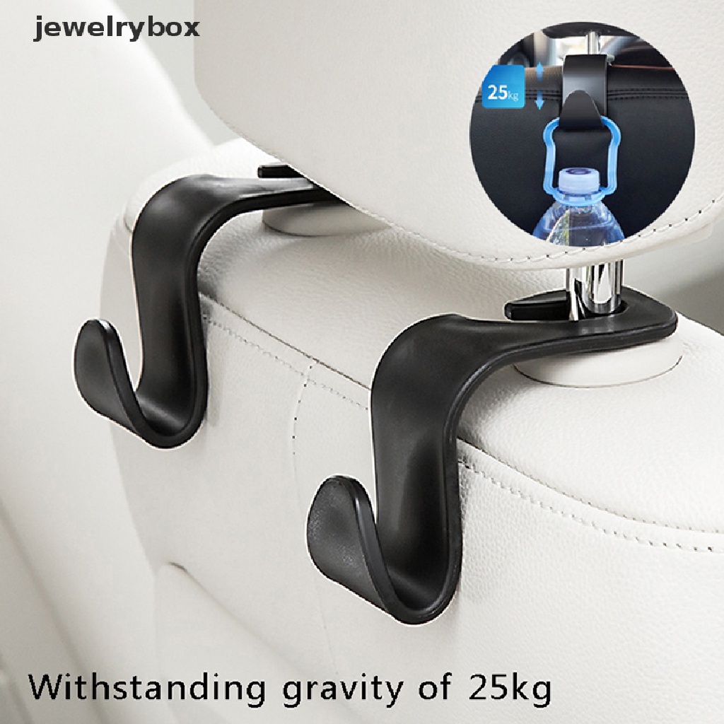 [jewelrybox] Holder Pengait Tas Gantungan Headrest Kursi Mobil Otomatis Multi Fungsi Untuk Butik Tas Dompet