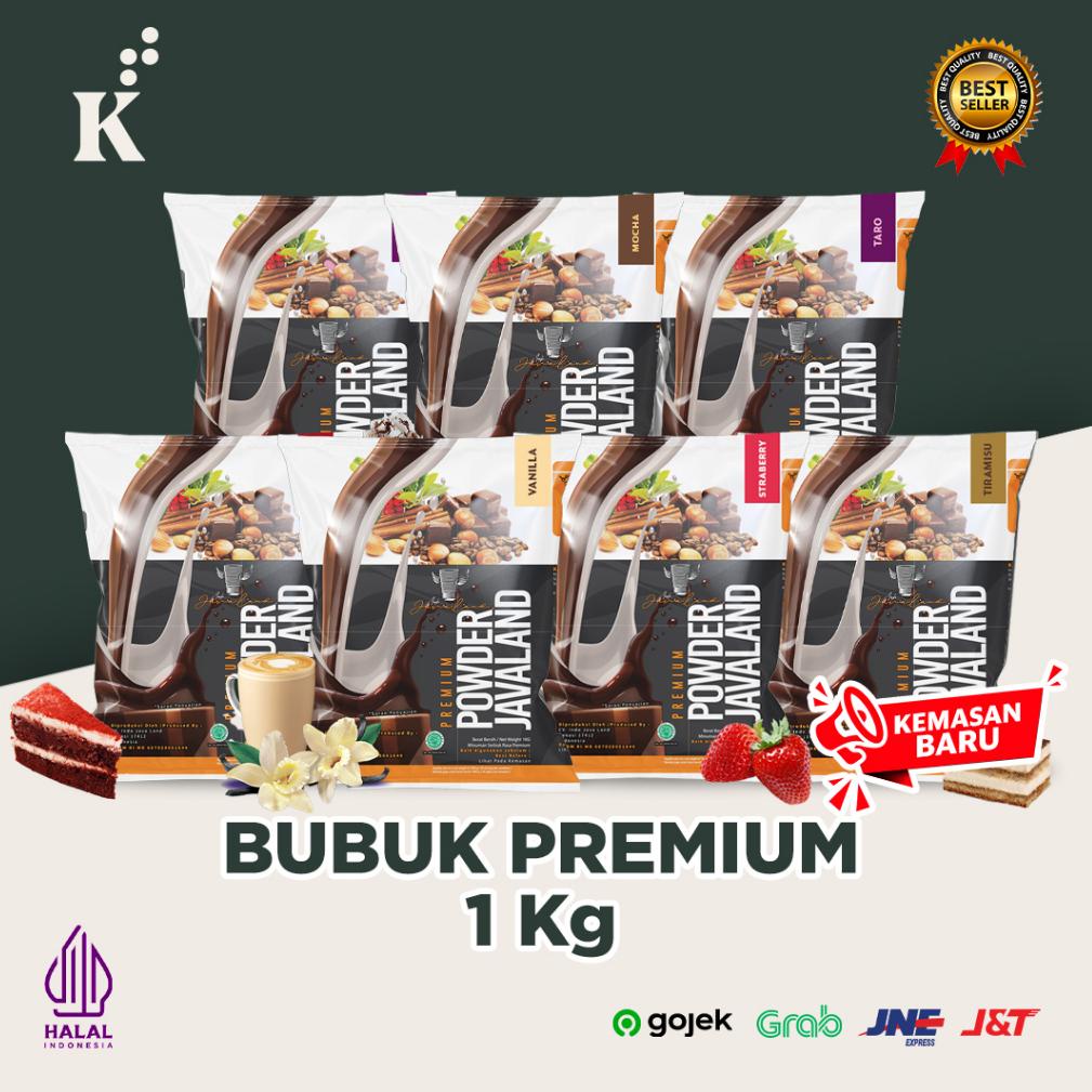 

>XG34448< Bubuk Minuman Bubble Drink Premium Murah Lengkap 1kg Javaland