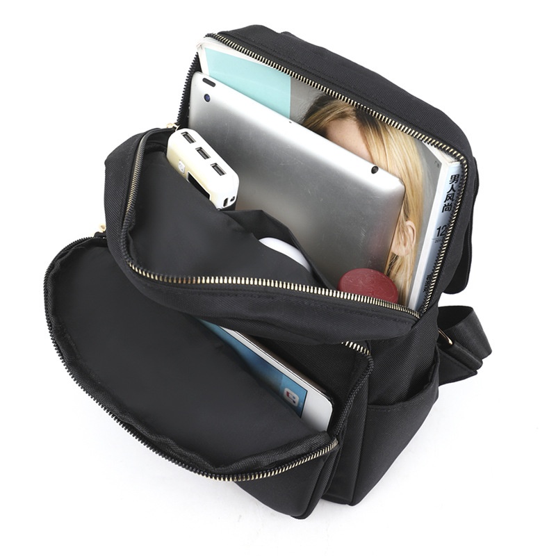 TAS RANSEL WANITA BRANDED REMAJA SIMPLE PREMIUM IMPORT ANTI AIR HITAM TA741B5 FALCONA BACKPACK CEWEK KOREA GENDONG SEKOLAH KULIAH BATAM KERJA KEKINIAN PUNGGUNG